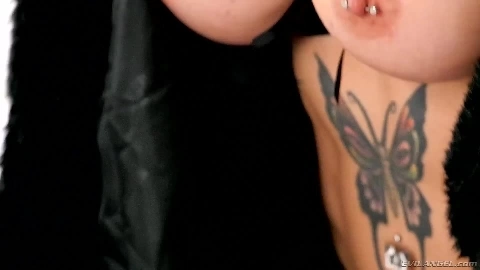 Busty, Tattooed Anna: Lewd BJ & Facial - Anna Bell Peaks