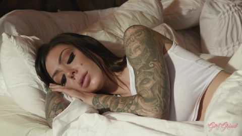 Big tit tattooed lesbian babes Karma RX and - GirlGrind