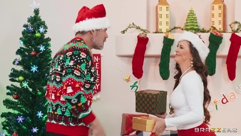 MILF Pounded With Christmas Joy - Cherie Deville