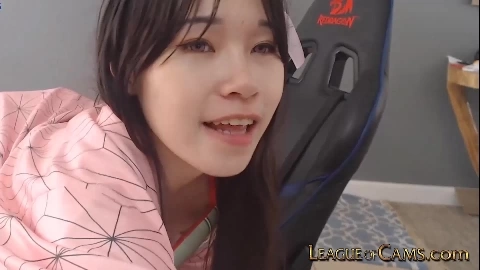 Uncensored Cosplaying Japanese Teen Fucking Her Pussy