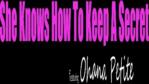 Ohana Petite She Knows How To Keep A Secret - MyFamilyPies