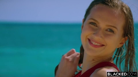 Beauty takes on BBC on a stranded Beach - Stacy Cruz