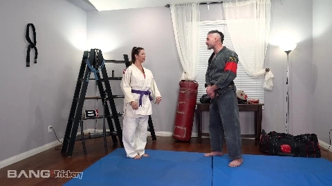 Alexis Fawx Learns Some New Martial Arts Tricks While Sucking Dick