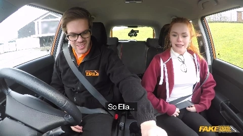 Fake Driving School - Cute Learner Eats Instructors Cum