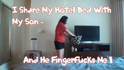 Share Hotelbed With My Son And He Fingerfucks Me
