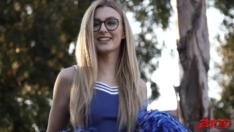 Blonde Cheerleader Alexa Grace Gets Her Wet Pussy Fucke