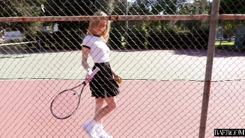Tennis Match Hookup - Anya Olsen
