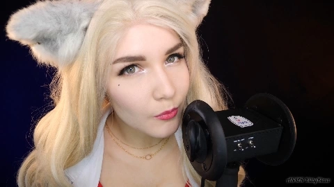 Kittyklaw ASMR White furry  [Patreon]  Mouth sounds ♥