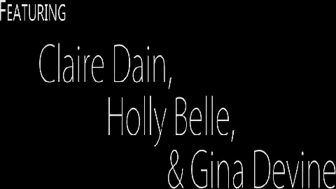 Claire Dain Gina Devine And Holly Belle Love Triangle