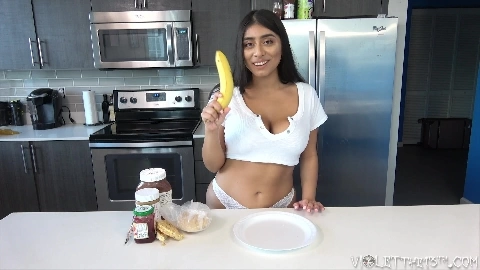Busty Big Tits Cooking Food Porn Violet Myers