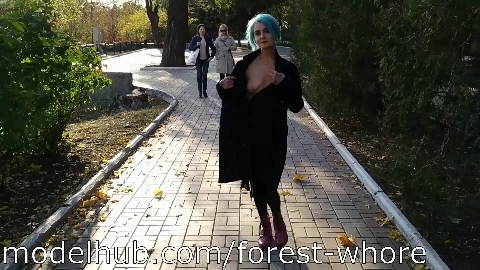 Hardcore Public Fisting - Forest Whore