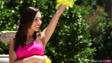 Jenna Sativa, Alison Rey - Lesbian Cheerleaders - Scene