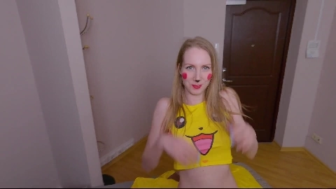 Pikachu MILF used her riding skills to get impregnated! Super effective! - Anika Spring